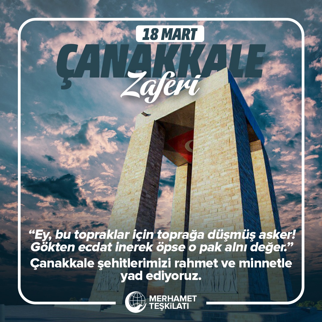 Çanakalle şehitlerimizi rahmet ve minnetle yad ediyoruz

#canakkale #18martçanakkalezaferi #18mart #18Mart1915 #CanakkaleGecilmez