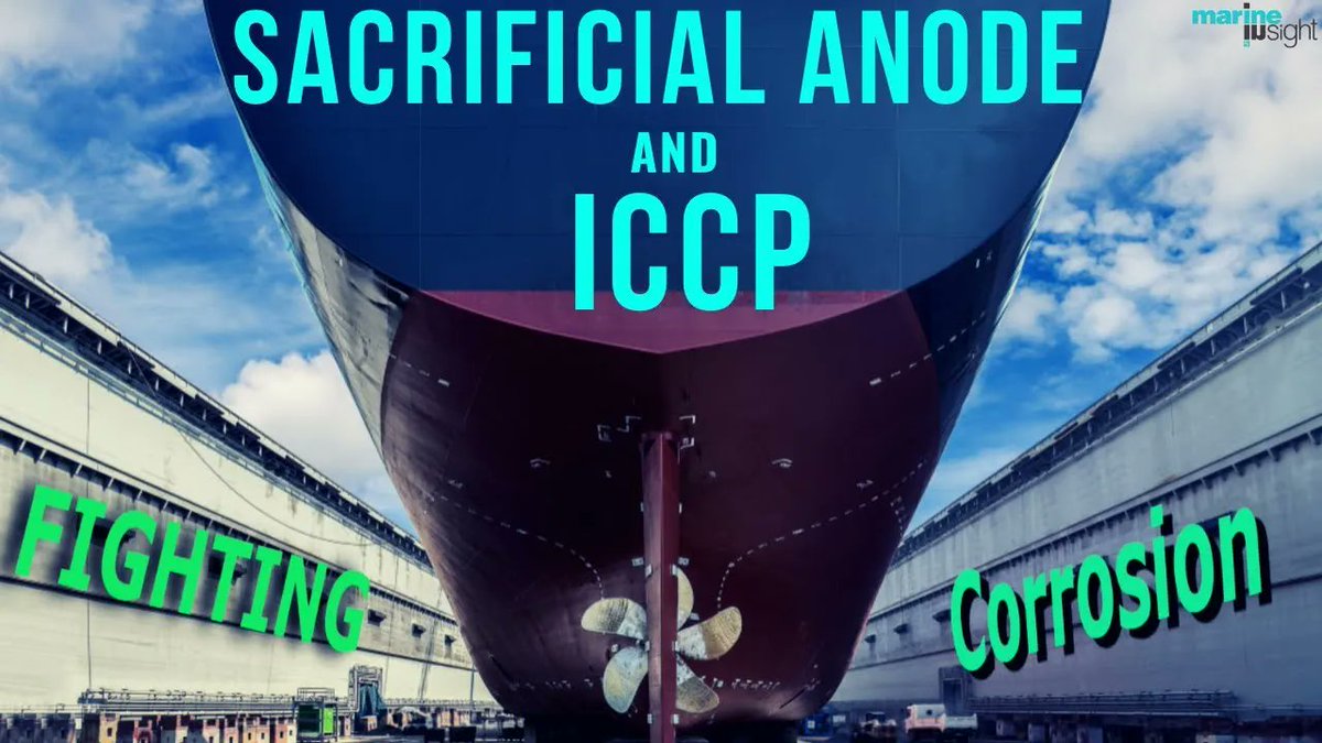 MarineInsight's tweet image. Check out our youtube video which explains how ship hull protection system works and why Impressed current cathodic protection on ships is better than the sacrificial anode.👉buff.ly/3u7HsSv
#shiphull #protectionsystem #corrosion #shipping #maritime #marineinsight