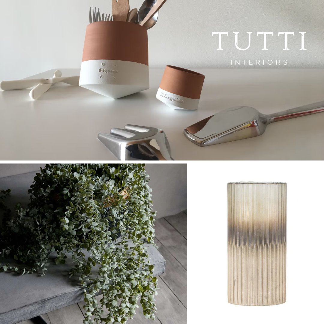It's nearly time to treat our mums. Take a look at some lush accessories on Tutti-Home.com. We picked some of our favourites ... 🤍

Tip Nano - £19.50
Tip Mini - £41.00
Trailing Eucalyptus - £12.00
Luca Candle Holder Maxi - £60.00

#tuttihome #tuttiinteriors