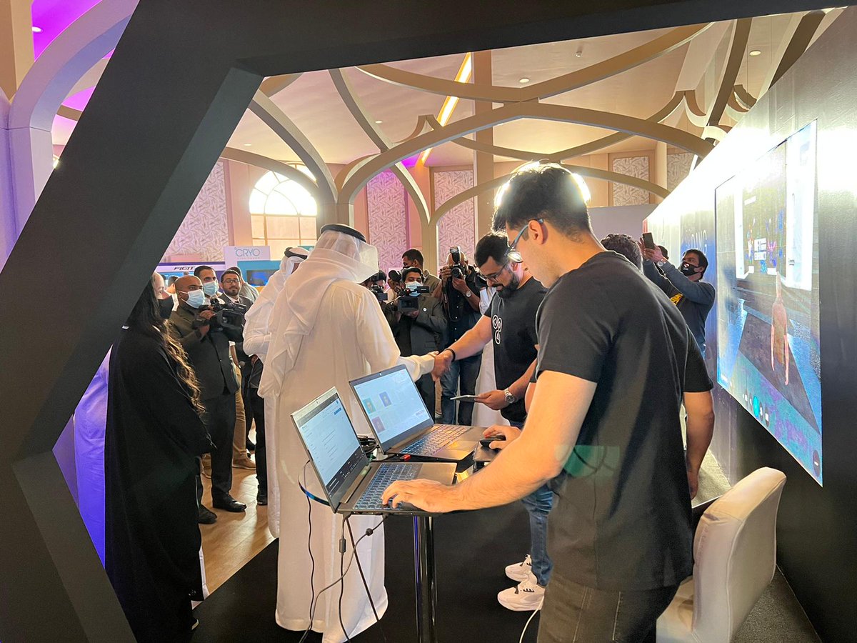 NalikesStudio's tweet photo. The first day at @mena_nft was a blast! Thank you all for attending!

Come hang out with our team and learn all about Web3!

#Bahrain #NFT #digitalart #artexhibition https://t.co/LnUqW8eUlZ