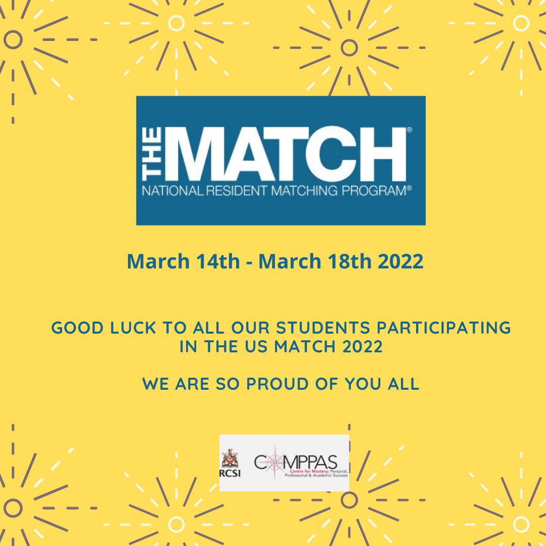 It's finally arrived - match day 2022!  We wish all our students the very best of luck!