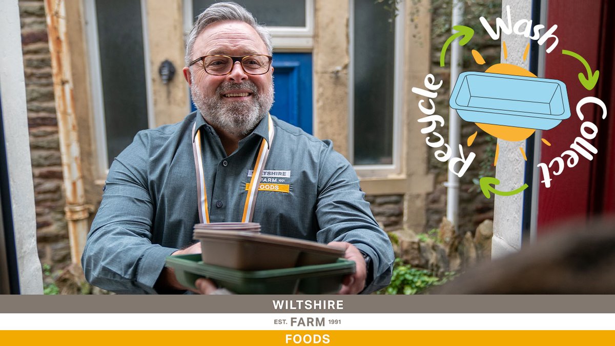 wiltsfarmfoods's tweet photo. Did you know we offer a Collect &amp; Recycle Scheme? Simply wash your empty trays and hand them back to your driver on your next delivery. We'll then make sure 100% of them are recycled into brand new trays for our meals! Read more here - https://t.co/IlhYUclx3N  #GlobalRecyclingDay https://t.co/HlUqGKO6sG