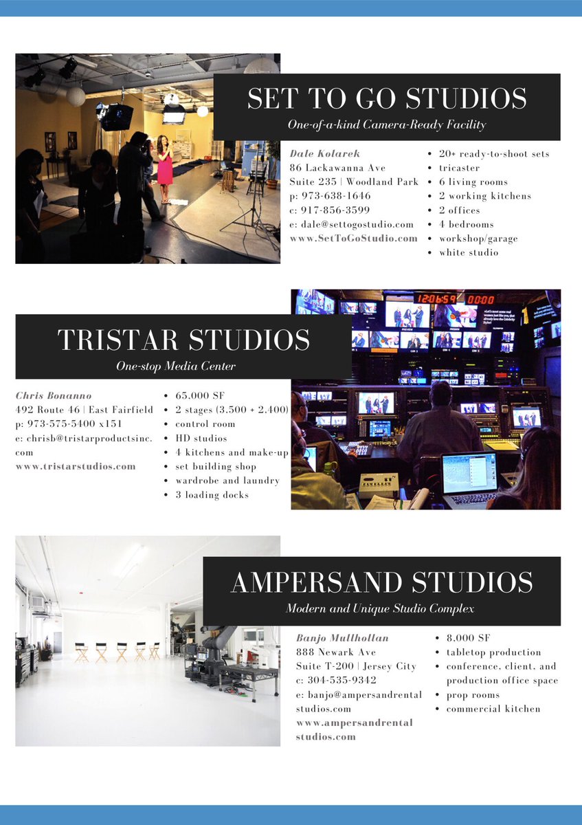 NJMotionPicture's tweet photo. Have you checked out all the wonderful #NJFilm studios in New Jersey? https://t.co/UFIM0jHiDZ