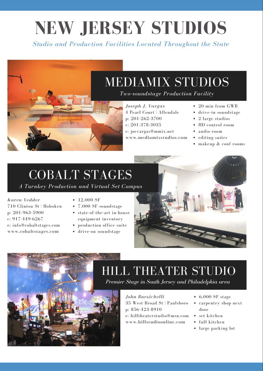 NJMotionPicture's tweet photo. Have you checked out all the wonderful #NJFilm studios in New Jersey? https://t.co/UFIM0jHiDZ