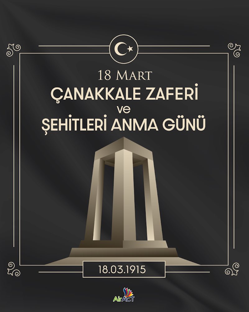 AiractC's tweet photo. Çanakkale’yi geçilmez kılan Gazi Mustafa Kemal Paşa ve silah arkadaşlarını saygıyla anıyoruz. #18mart https://t.co/7SksLwDA97