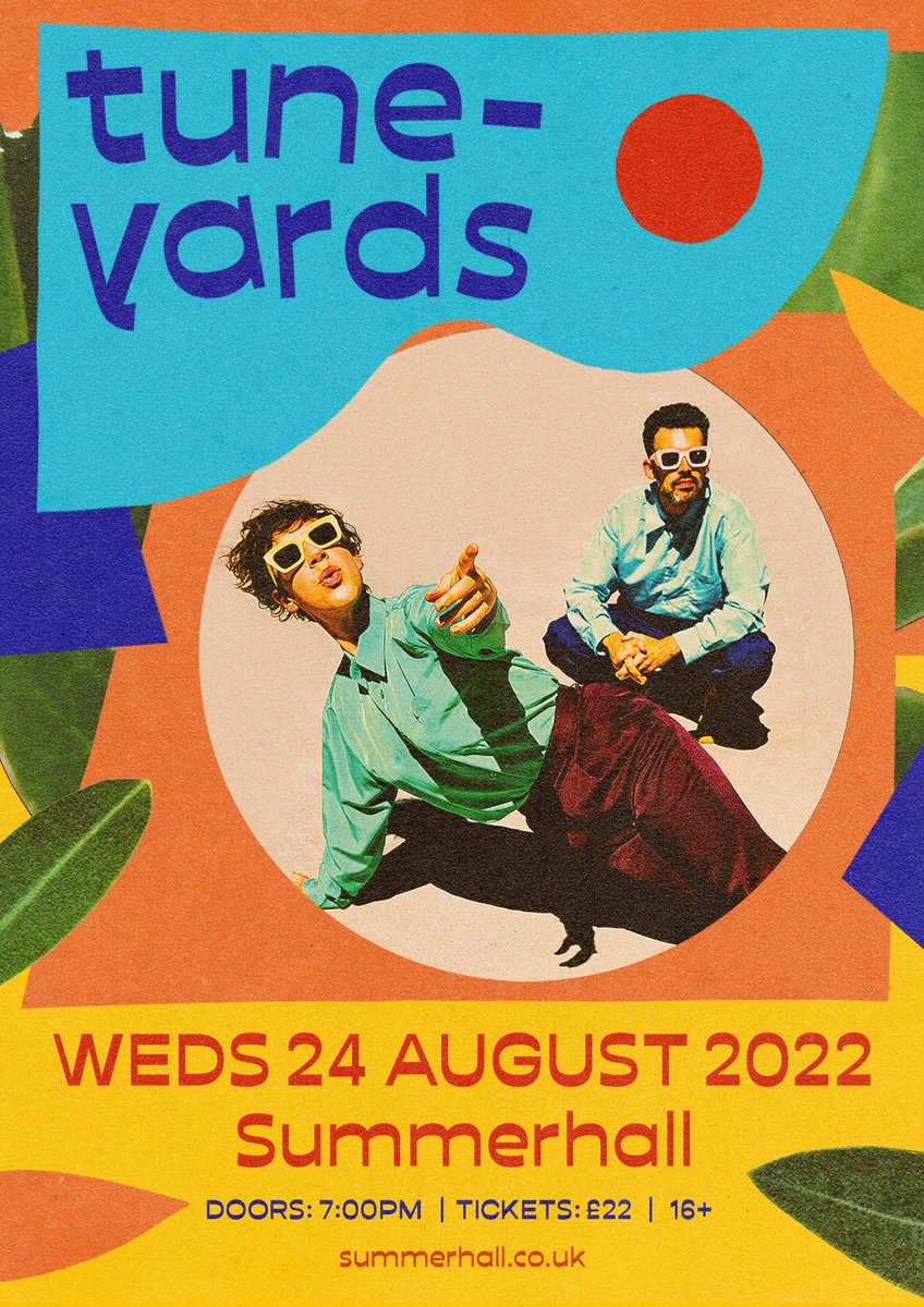 ON SALE NOW! 🥳🎶

<a href="/tuneyards/">merrill garbus</a> at Summerhall on Weds 24th August 2022!

The duo of Merill Garbus and Nate Brenner, tUnE-yArDs combines soulful vocals, unusual percussion, and trenchant social commentary into uniquely vibrant music.

summerhall.co.uk/sh-event/nehh-…