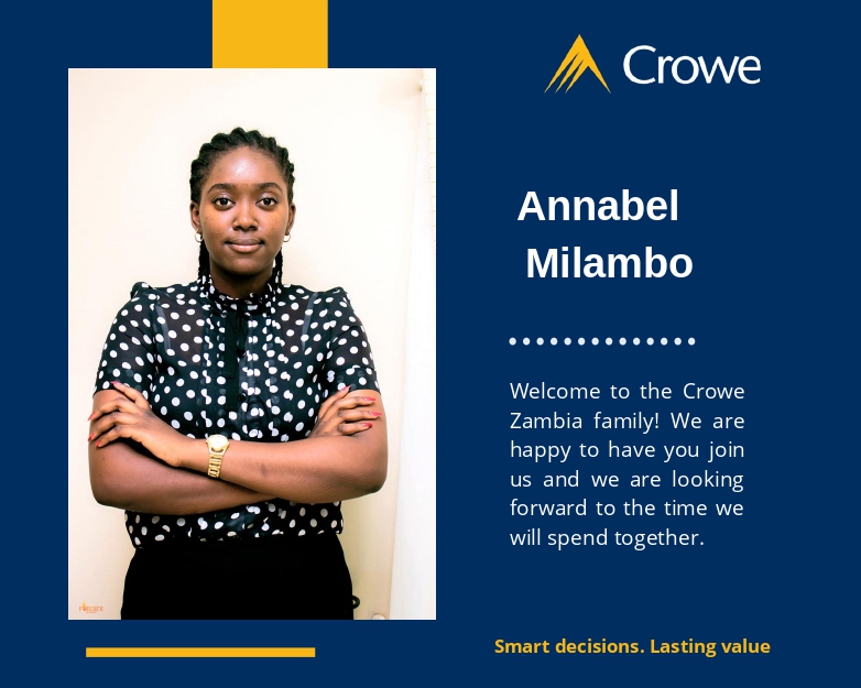 CroweZambia's tweet photo. Welcome to the Crowe Zambia family!

#WeAreCrowe
#crowezambia https://t.co/Uoht5Rg7t2