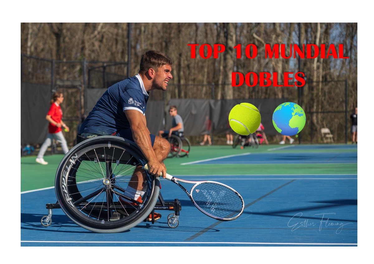 🎾♿️🌍AL TOP 10 DEL RANKING MUNDIAL DE DOBLES!!!
Alcanzamos un nuevo hito para el tenis en silla español, al Top 10 mundial de dobles. 
Muchas gracias a las entidades que hacen posible este sueño!!!
Y a todos los que empujáis cada día!!
❤️GRACIAS DE CORAZÓN ❤️
Seguimos adelante!!