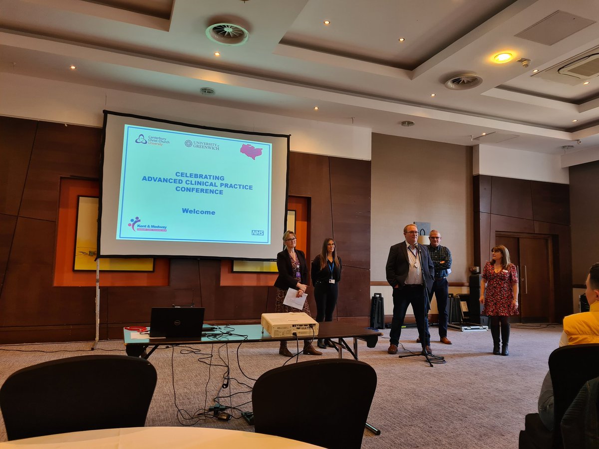 Looking forward to an informative day at the Kent &amp; Medway Celebrating Advanced Clinical Practice Conference 2022 #kmacp2022