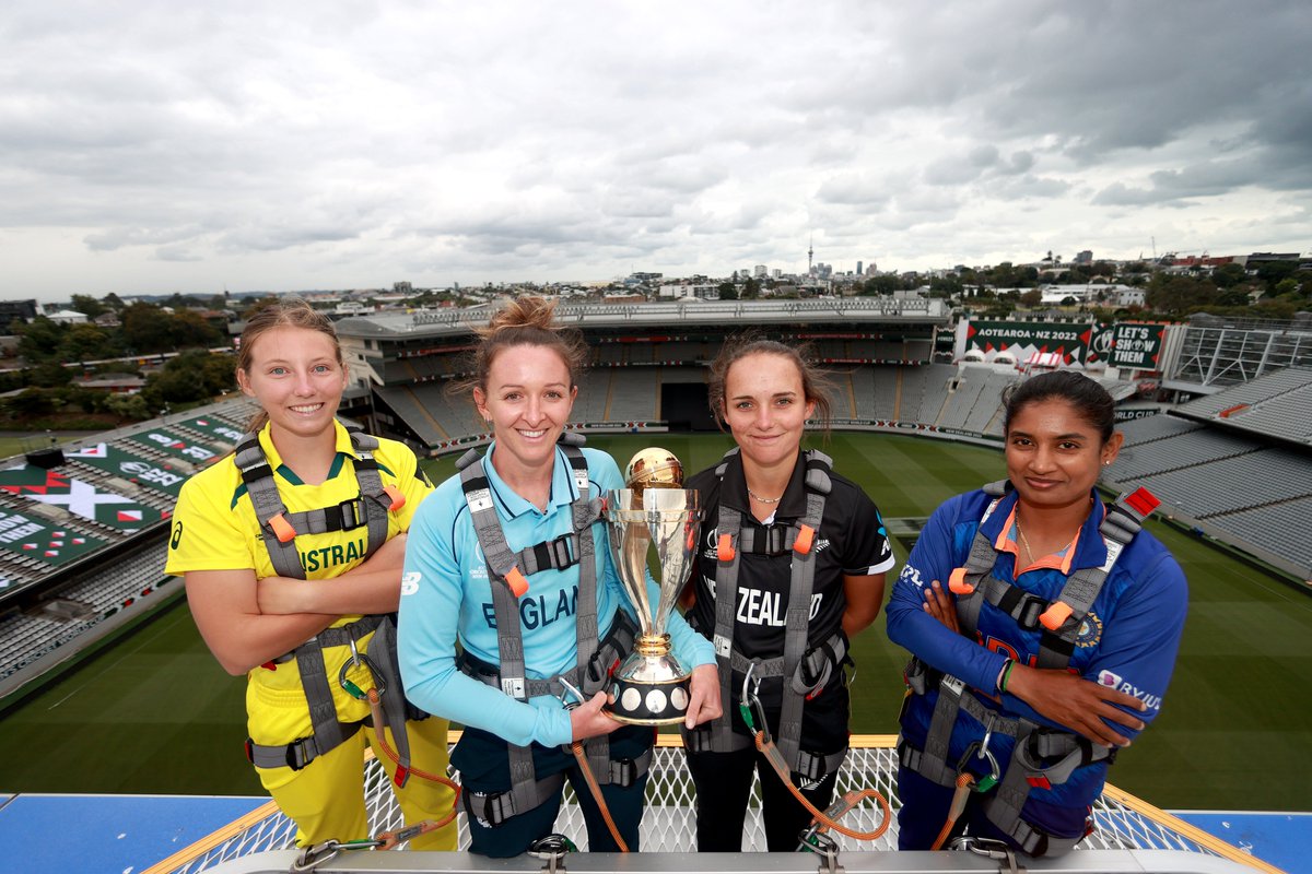 ICC's tweet photo. A stunning image at Eden Park in Auckland ahead of this weekend's matches.

If you are in NZ make sure you get on the Finals ticket waitlist here 👉 https://t.co/JFff6ky4sH

#CWC22 https://t.co/fCPPE5x2J9