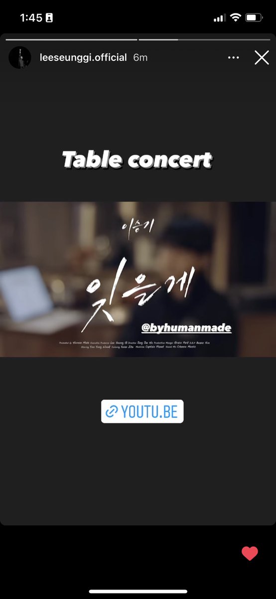 Table concert later

17:00 (KST) 
5:00 (PST)

#LeeSeungGi 
#이승기