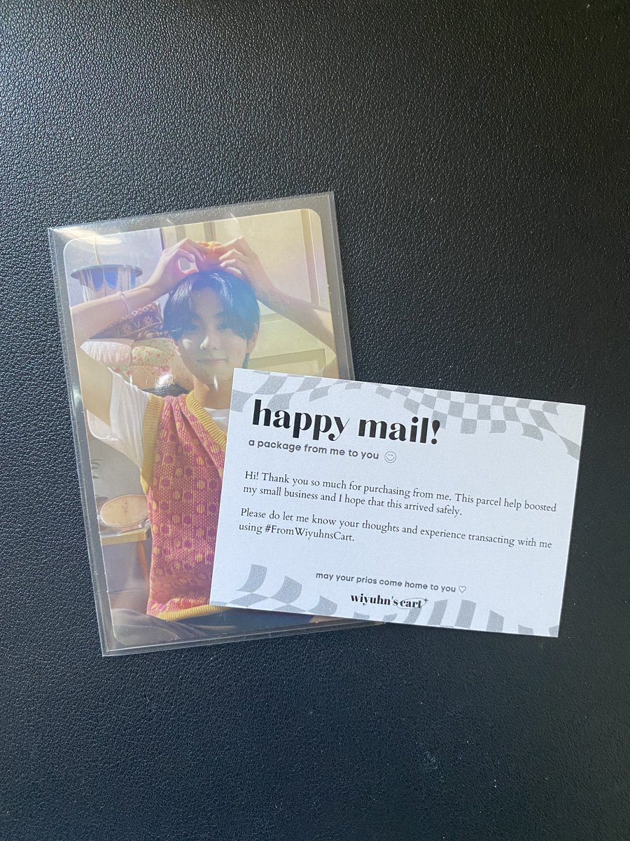 _1437cart's tweet photo. « #rin_mails💌 || #FromWiyuhnsCart »
↳ hello @wiyuhnscart ! my sister received her applewon na <33 thank u for the another smooth transaction w/ u 🤍 wonie arrived safelyyy~ https://t.co/ZlSTfJkOfV