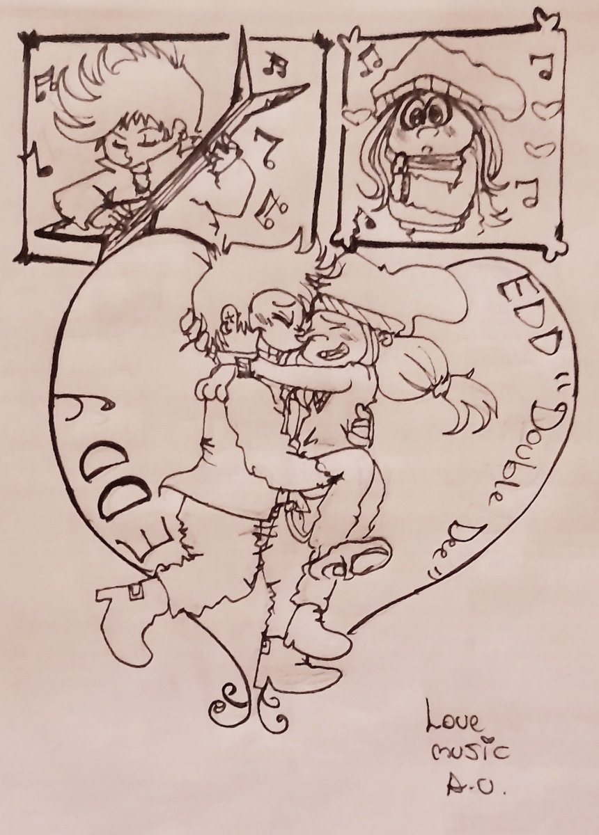 yesybloss's tweet photo. Look at these babies in love. It is another au of the eds and obviously, there are eddeddy hints.
#eddeddy #eddyedd #eene #ededdandeddy #ededdneddy #au #90scartoon #ededdyeddy https://t.co/zEJDF0Wgh2