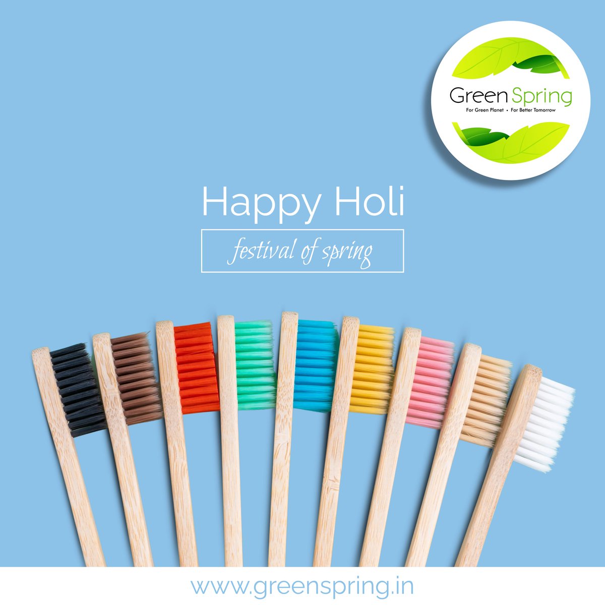 GreenSpring_in's tweet photo. Have fun with colors on Holi and throughout the rest of the week with the colors of love ❤️💚🤍

#greenspring #happyholi  #switchtoecofriendlyproducts #switchtosustainableliving #microplastic #plasticpollution #climatechange #refuse #reduce #recycle #reuse #saveanimals #saveearth https://t.co/u6V84WQpQu