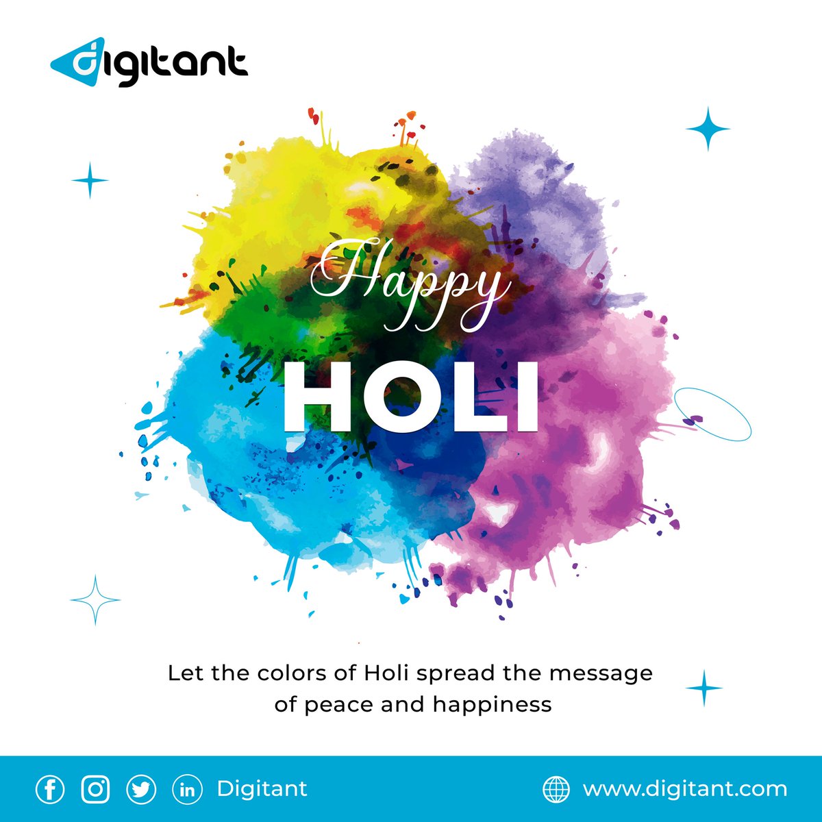 digitant's tweet photo. Let us all celebrate this Holi in the best of spirits and colors so that the world is blessed for happy times ahead !

#holicelebrations🎉 #holifestival #holifestival #holiwishes #holiwish #holi https://t.co/KfCOkdh7kr