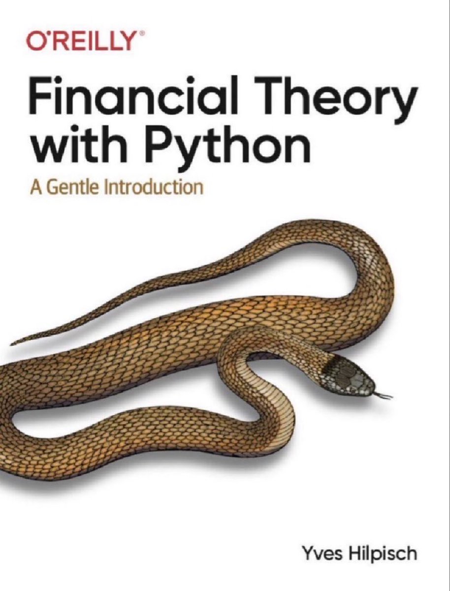 KirkDBorne's tweet photo. "Financial Theory with #Python: A Gentle Introduction" at https://t.co/ru0iuP133Q by @dyjh
_________
#Finance #Coding #DataScience #DataScientists #Numpy #Pandas #Mathematics #CompFinance #ComputationalScience #100DaysOfCode #Fintech https://t.co/WJyuqBleqk