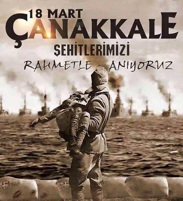"Ben size taarruzu emretmiyorum, ölmeyi emrediyorum. Biz ölünceye kadar geçecek zamanda yerimize başka kuvvetler gelir, başka komutanlar hakim olabilir"
Mustafa Kemal ATATÜRK

Çanakkale'de Destanlar Yazan Kahraman Komutan ve Askerlerimizi Minnetle Anıyoruz #18MartCanakkaleZaferi
