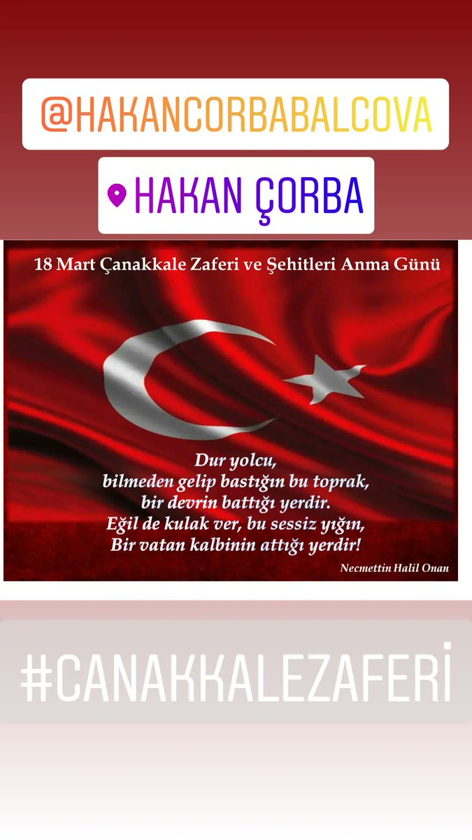 #canakkale Zaferi, vatanseverlik,fedakârlık,cesaret gibi yüksek faziletlerin kahramanca sergilendiği bir destandır.Başta Gazi Mustafa Kemal Atatürk ve silah arkadaşları olmak üzere tum şehitlerimizi rahmetle,minnetle,şükranla ve saygıyla anıyoruz.#18mart #çanakkalezafe