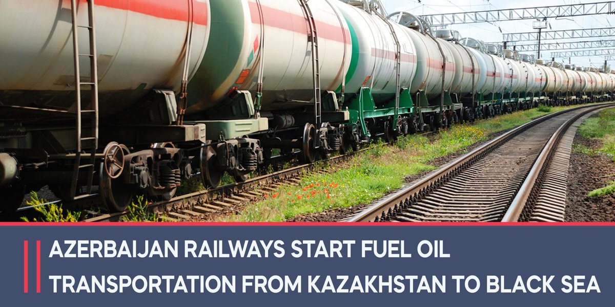 ADYFreight's tweet photo. ADY Express to transport fuel oil from Kazakhstan to the Georgian port of Batumi in March 2022. This is primarily due to closed borders of Russia with Europe and the restriction of seaports.  #ady #demiryollari #freight #cargo #export #transit #middlecorridor #bakutbilisikars https://t.co/A0jOEri3br