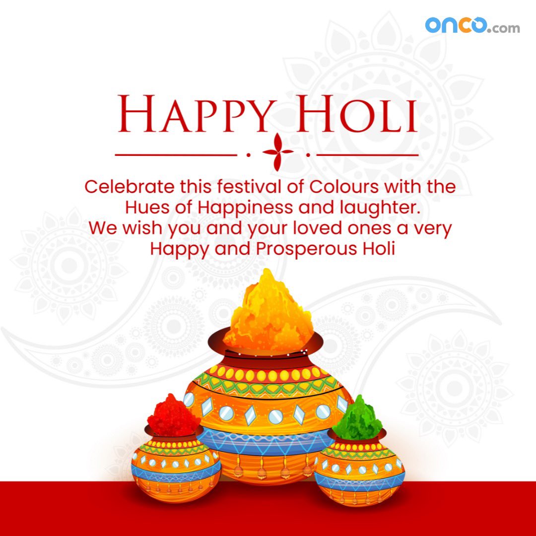 OncoCancerCare's tweet photo. Wishing you and your loved ones a very Happy Holi! 🌸⭐️🌈 https://t.co/ZrQxMzJbK1