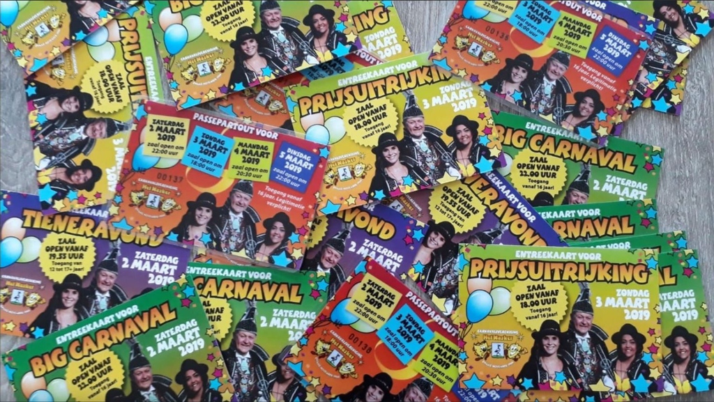 CarnavalZ's tweet photo. Koop vanavond 18 maart voordelig je toegangskaarten voor het Zwaagse Carnaval! 
Van 19.30 tot 20.30 uur in Partycentrum De Witte Valk. 
Meer info en prijzen zie https://t.co/xf1oXULjec https://t.co/BF4GcJfbQV