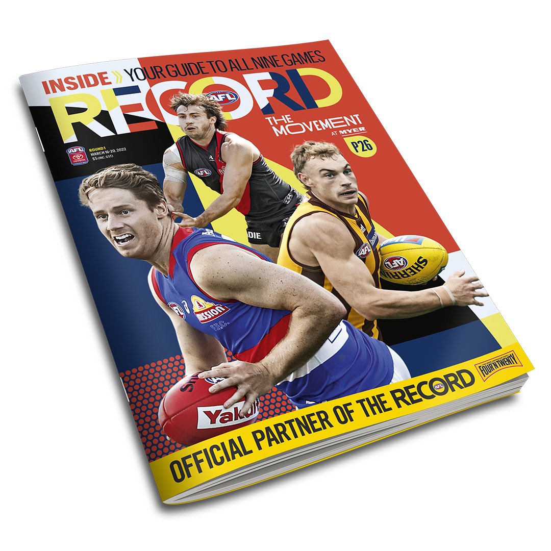 AFL Record on Twitter "Grab your copy at ⁦marvelstadiumau⁩ tonight