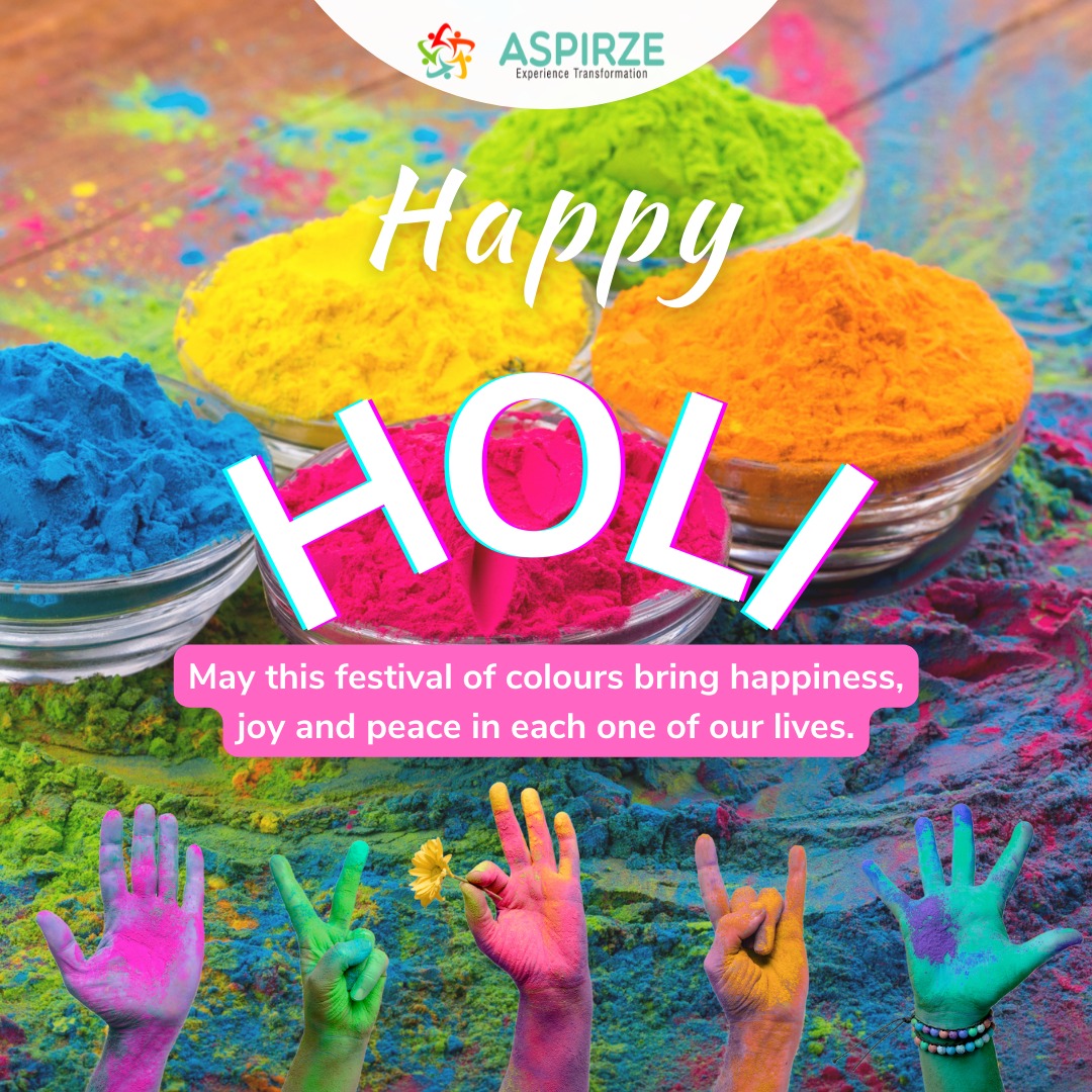 aspirze's tweet photo. On the happy occasion of Holi let us spread the wonderful message of peace and happiness! Wishing you and your family a wonderful Holi!🥰
.
#aspirze #holi #holicelebration  #digitalmarketing #Holi2022 #HappyHoli #ColorsOfHappiness #HappyHoli2022 https://t.co/H4r31aQW2l