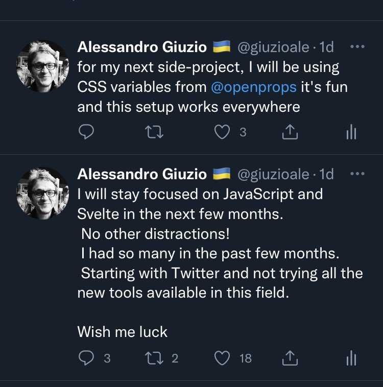giuzioale's tweet photo. That’s me and side projects 🤣🤣 #webdevelopment #openprops #svelte #javascript https://t.co/mZaRzJ1g0U