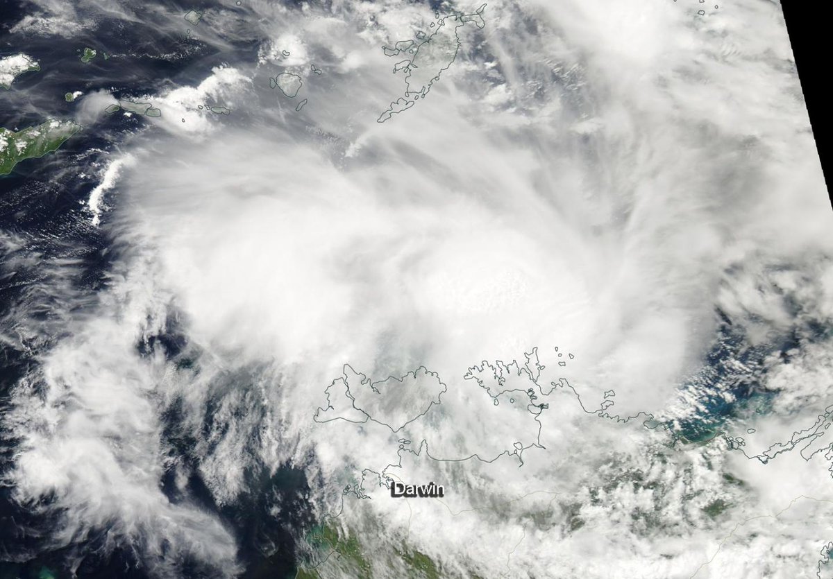 livescience_t's tweet photo. NASA satellite finds Tropical Cyclone Marcus near Australia's Cobourg Peninsula Coast - https://t.co/Neg3WOEYCT - #Space #METEOROLOGY #SPACEPLANETARYSCIENCE https://t.co/FNzY53hwMN