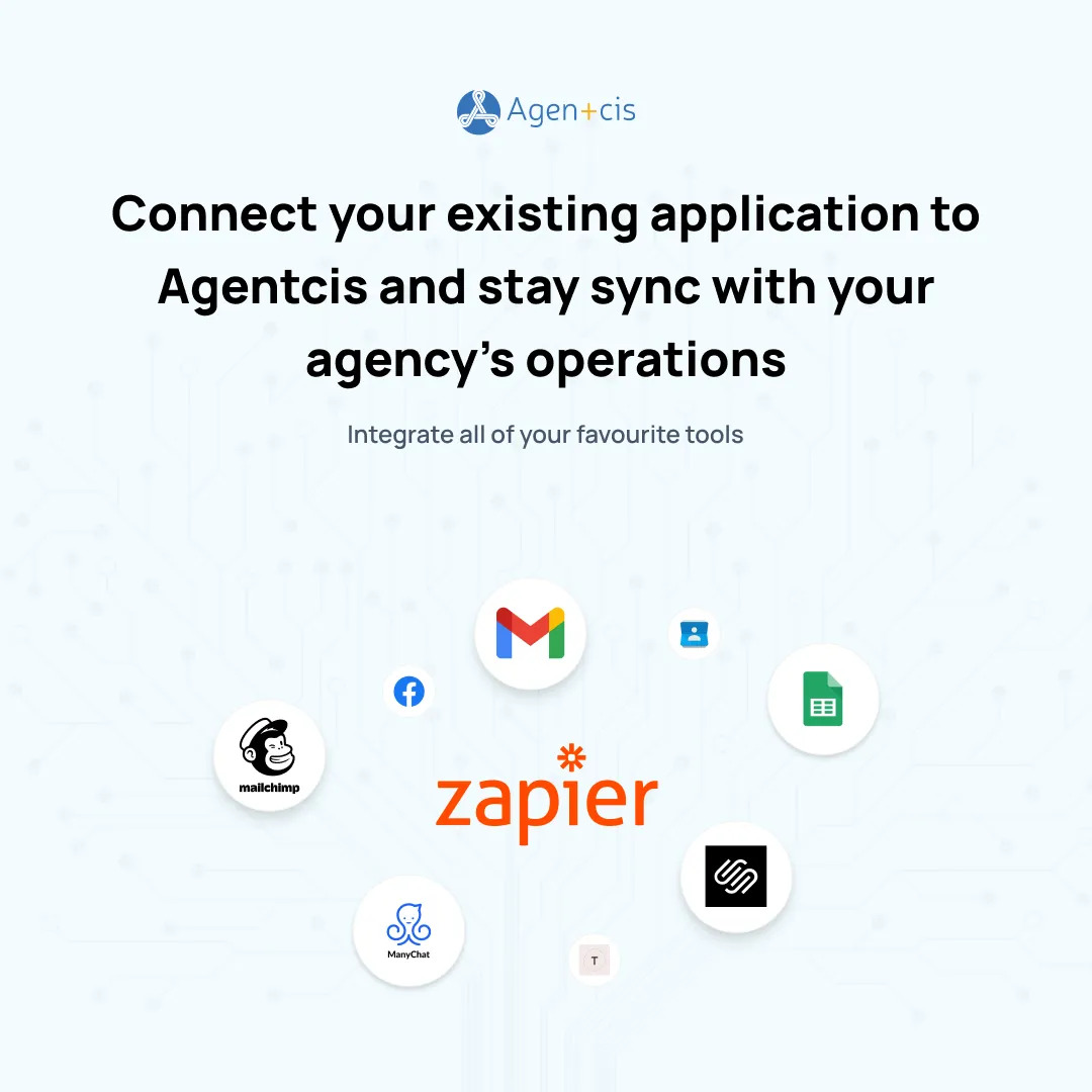 AgentcisApp's tweet photo. Hurray! π€© You can connect Facebook Lead Ads, Gmail, Google Calendar, Mailchimp, Active Campaign and much more by integrating Agentcis with Zapier.
π Read more about integrations here on our website: https://t.co/6PbbYEyfmw
#agentcis #internationaleducation #studyabroad https://t.co/ihKjHcxkHt