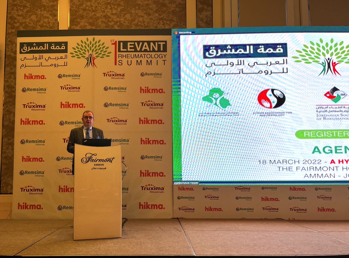 Nelly ZIADE 🍀 (@nellziade) on Twitter photo ✅ A great start
Dr <a href="/BKMasri/">Basel K. Masri</a> giving the welcome note at the First #Levant #Rheumatology Summit
<a href="/ArLARheumatolog/">The Arab League of Associations For Rheumatology</a> ✅ A great start
Dr <a href="/BKMasri/">Basel K. Masri</a> giving the welcome note at the First #Levant #Rheumatology Summit
<a href="/ArLARheumatolog/">The Arab League of Associations For Rheumatology</a>