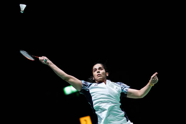 Saina Nehwal in action at the All England Open (Source: Getty)