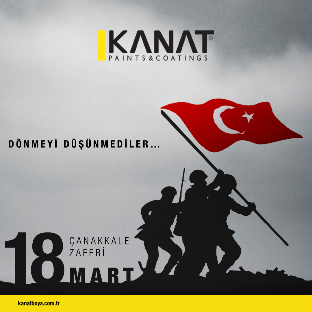 Tüm imkansızlıklara rağmen vatan sevgisi ve azimle kazanılmış; efsanevi Zaferin 107. yıldönümünde, Çanakkale’yi geçilmez kılan başta büyük önderimiz Mustafa Kemal Atatürk olmak üzere tüm kahramanlarımızı saygıyla ve minnetle anıyoruz.
#çanakkalezaferi #kanatboya