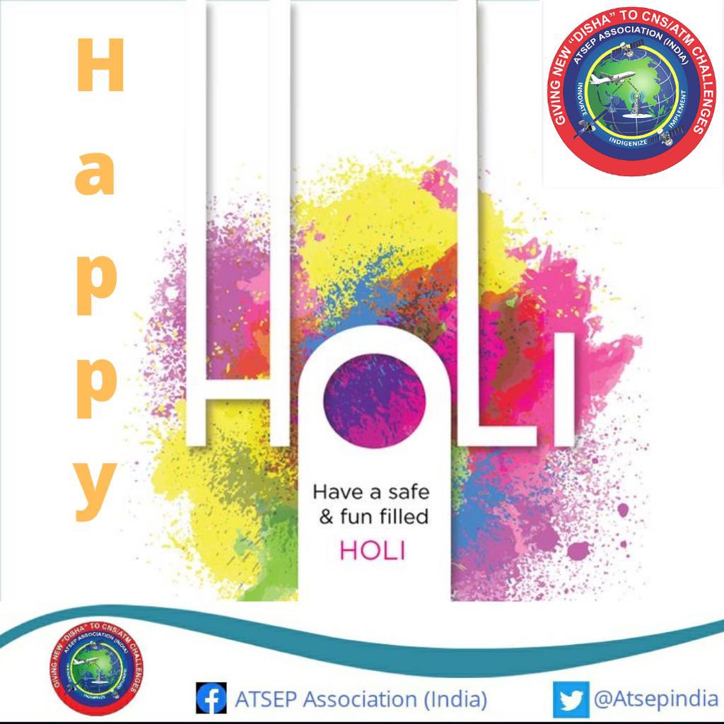 AtsepIndia's tweet photo. Wishing you a very happy Holi https://t.co/Th7Bd21LMh