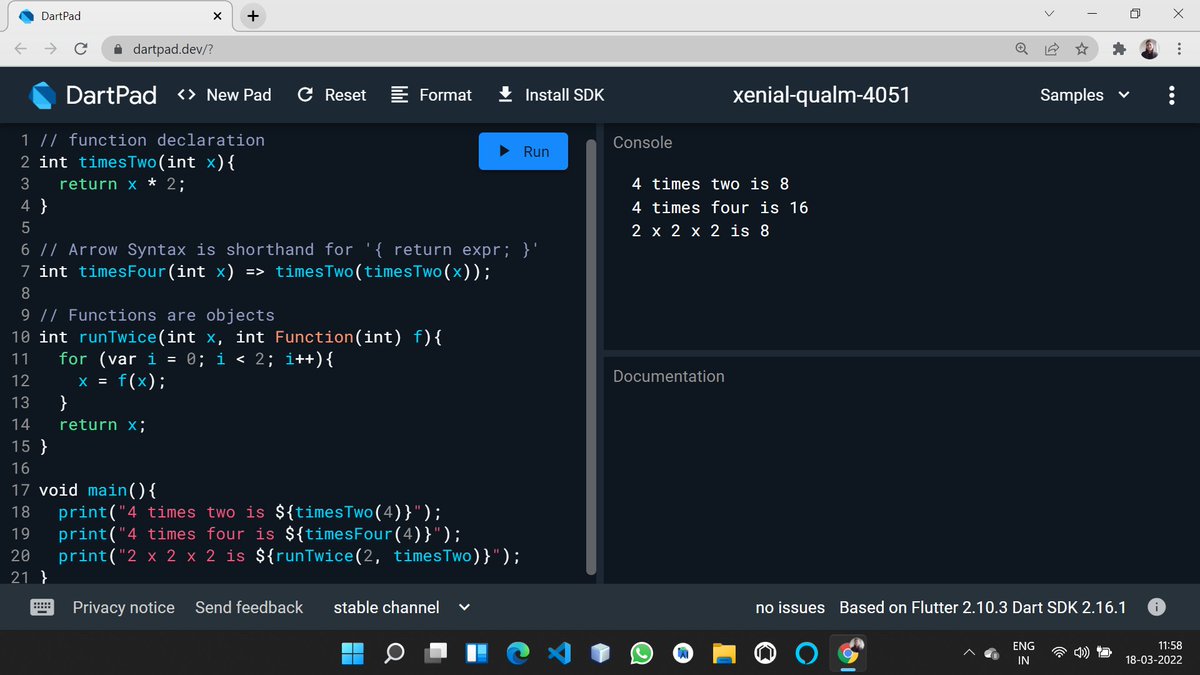 SargamAgarwal2's tweet image. Flutter Festivals 2022 Week 5 trivia 🤩✨
#FlutterFestivals #DeveloperStudentClubs
@GoogleDevsIN @FlutterDev