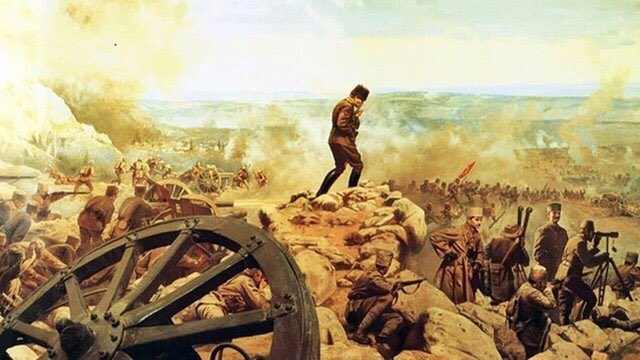 Sana dar gelmeyecek makberi kimler kazsın. “Gömelim gel seni tarihe” desem, sığmazsın! #18martcanakkalezaferi
