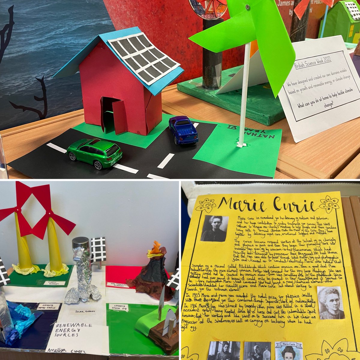 We have had a phenomenal response to this week’s British Science Week home learning project linked to renewable energy and climate change! 🧪👩‍🔬🥼👨‍🔬

#BSW22 #ScienceWeek #pride