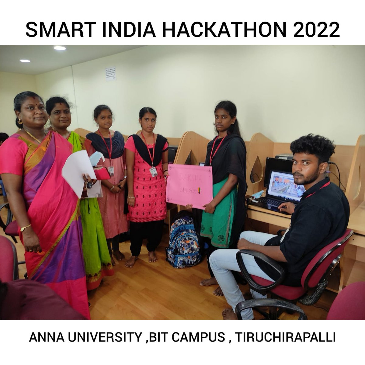 AUBIT3's tweet photo. University College of Engineering, BIT Campus ,Tiruchirappalli has hosted SIH 2022 Internal hackathon to select top 10 teams to participate in Smart India Hackathon on March 16 , 2022 . #sih2022 
#SmartIndiaHackathon2022 https://t.co/WmMSYWvhPY