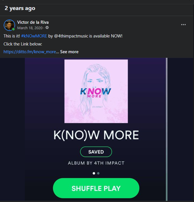 VICTORDELARIVA's tweet photo. Happy K(n)ow More Anniversary Dreamers!

@4thImpactMusic 
#4thimpact #4thimpactKnowMore #4I_First_SingleAlbum https://t.co/KcsU0IX4jo