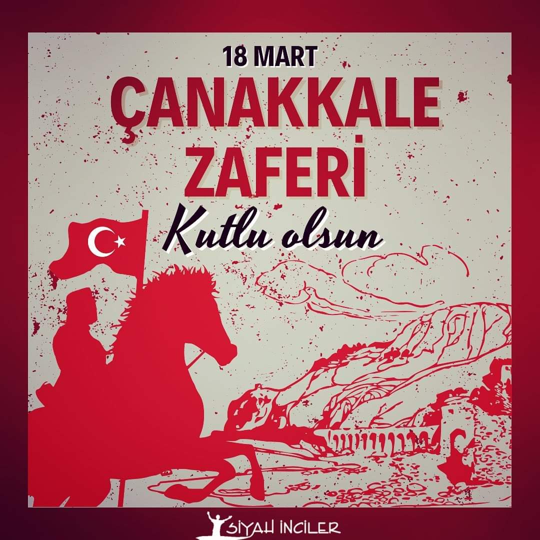 Çanakkale Zaferimizin 107. yılında; Cumhuriyetimizin kurucusu, Anafartalar kahramanı Gazi Mustafa Kemal Atatürk başta olmak üzere Çanakkale’nin ve istiklal mücadelesinin bütün kahramanlarını şükran ve minnetle yâd ediyoruz.

#ÇanakkaleZaferi #Somaspor #Siyahİnciler