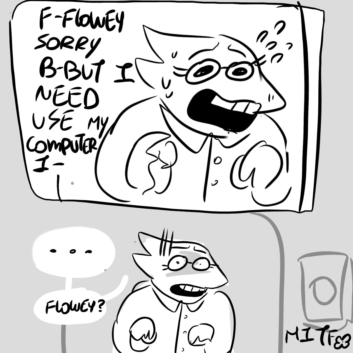 maybe in HIATUS || Honey Cotton || MITF AUS tweet media
