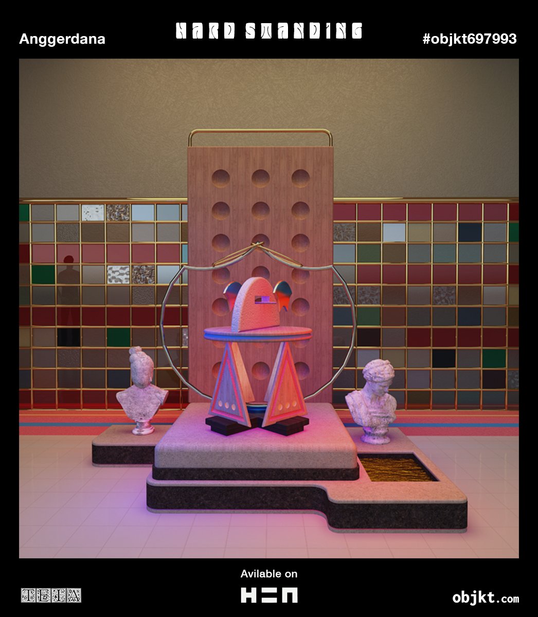 LordErwinNft's tweet image. 🚨 NEW DROP 🚨

"HARD STANDING" #2
200/200 editions.
4000x4000 px
0.2 #tezos 
Avilable on :
teia.art/objkt/697993
hicetnunc.art/objkt/697993
objkt.com/asset/hicetnun…
Follow
@anggerdana_ @objktcomBR

#abstract #3D #illustration #modelling #visualart #shape #setdesign #rendering #NFT