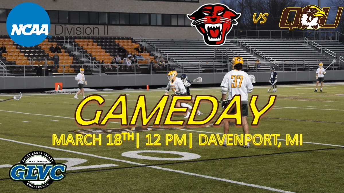 QUHawks's tweet image. GAMEDAY!! @QUmlax looks to continue their 4 game winning streak against Davenport University!!

VIDEO: dupanthers.com/watch/?Live=24…
LIVE STATS: dupanthers.com/sidearmstats/m…
