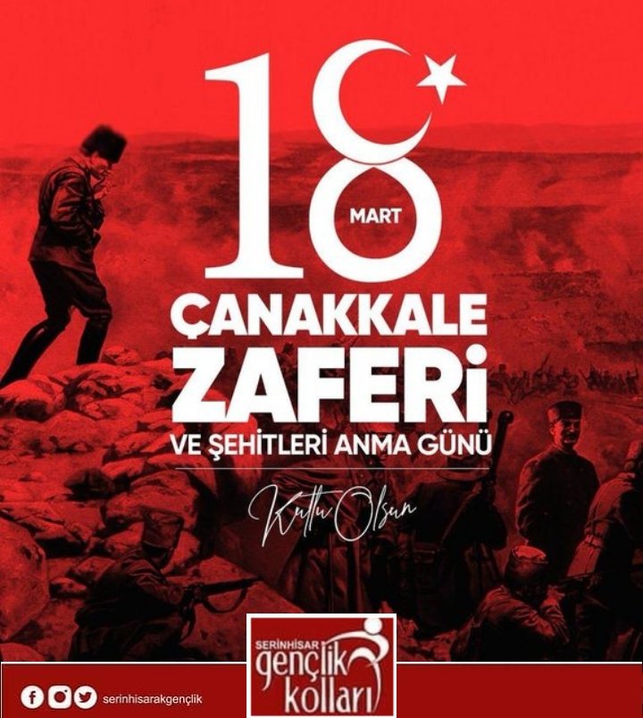 serakgnc's tweet photo. Ey, bu topraklar için toprağa düşmüş asker!
Gökten ecdâd inerek öpse o pâk alnı değer.
Ne büyüksün ki kanın kurtarıyor Tevhîd'i...
Bedr'in arslanları ancak, bu kadar şanlı idi.
(18 Mart Çanakkale Zaferi'mizin 107. yılı kutlu olsun.) #18martcanakkalezaferi https://t.co/D6qczzdRcm