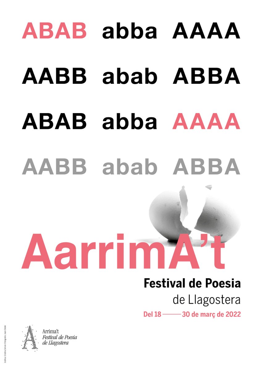 llagosteraldia's tweet photo. #Bondia!
🎉Donem el tret de sortida del Festival de Poesia #Arrimat2022‼
🎶Concert “Las amigas de Yoli” 
🎨Exposició “Arrels del traç”
✒Presentació “A partir del silenci”
✏Taller infantil Tipografia 
...i molt més! 

👀Consulta tota la programació👉https://t.co/jrwurA1GcB https://t.co/S8BZ1okFdZ
