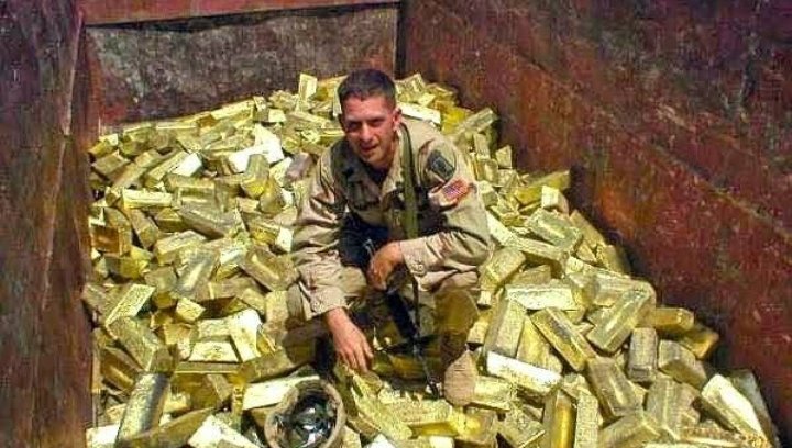 Крадут золото. Золото Саддама Хусейна. Золото Саддама Хусейна и США. Бункер Саддама Хусейна. Конфискованное золото.