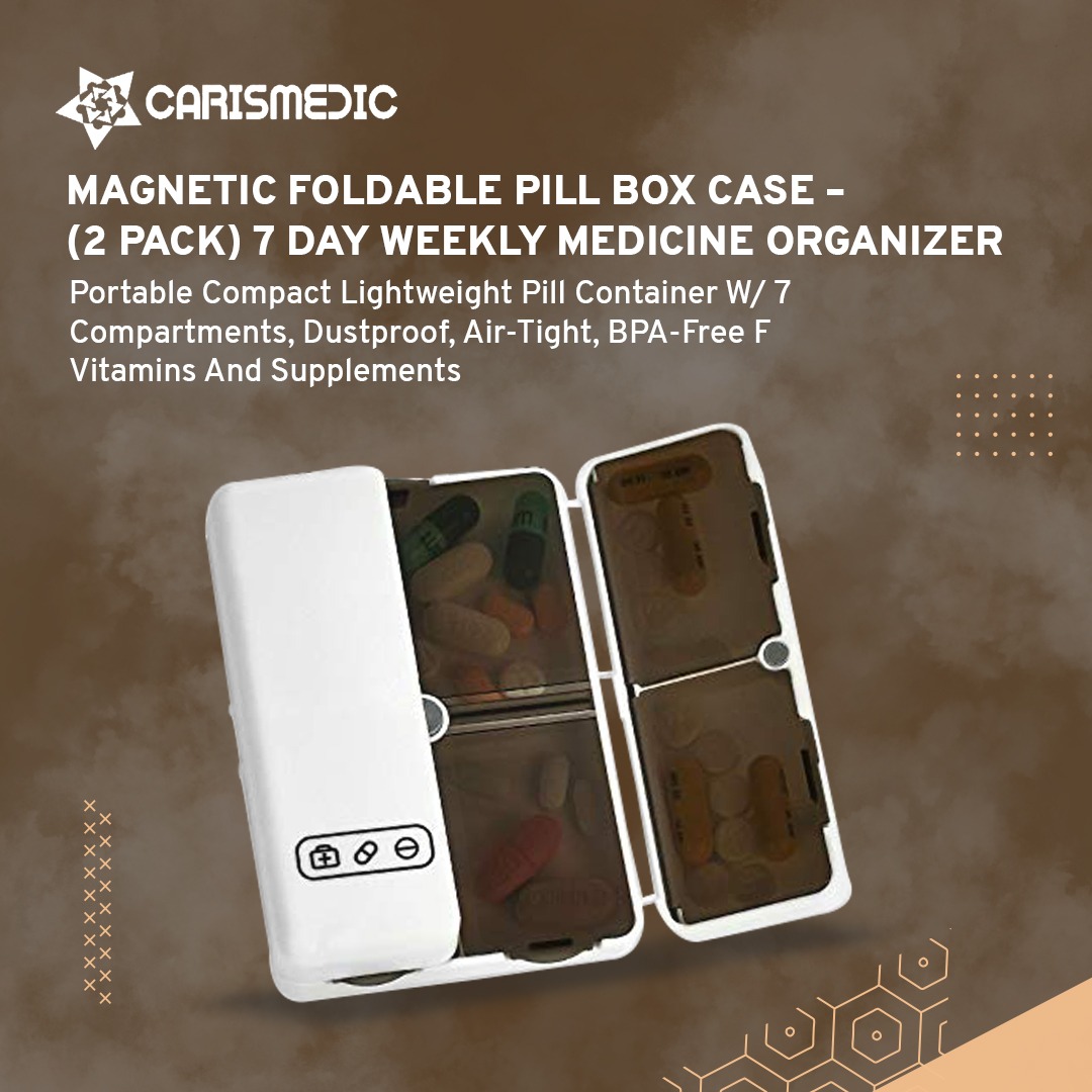 carismedic's tweet photo. It's difficult to keep ourselves and our loved ones healthy at all times. Taking your prescription to work or on vacation should not be a problem.
๐https://t.co/ovkup5O5Xe
#Carismedic #MagneticFoldablePillBoxCase2Pack #WeeklyMedicineOrganizer #PillCompartments #PillContainer https://t.co/h0MlcmMdmG
