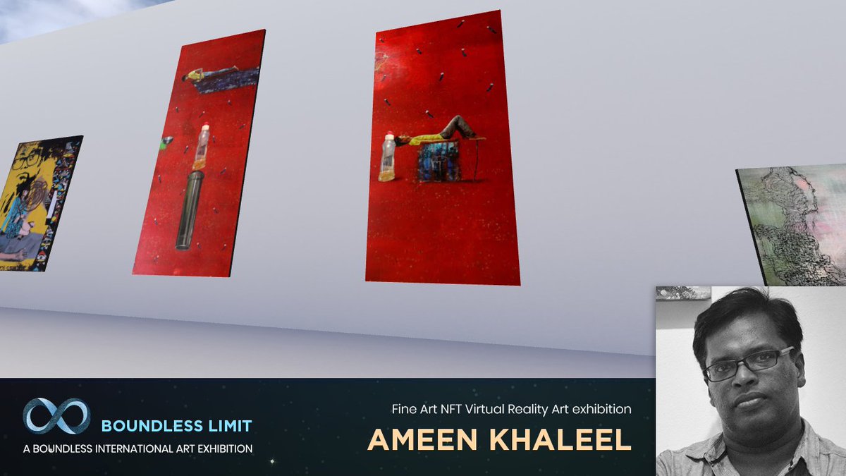 artdhope's tweet photo. Artdhope Foundation in association with MetaCanvas hosts the First-Ever Contemporary  #NFT Virtual Reality Art Exhibition featuring contemporary artist Ameen Khaleel

https://t.co/2hu9rlM3Qi

#artexhibition #fineart #VR #Metaverse #event #art #ContemporaryArt #contemporaryartist https://t.co/i8z8OwdFSd