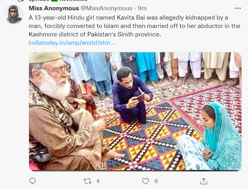 NAAVNAAN's tweet photo. @ImranKhanPTI That's how you wish your minority https://t.co/aylXR8vLTq