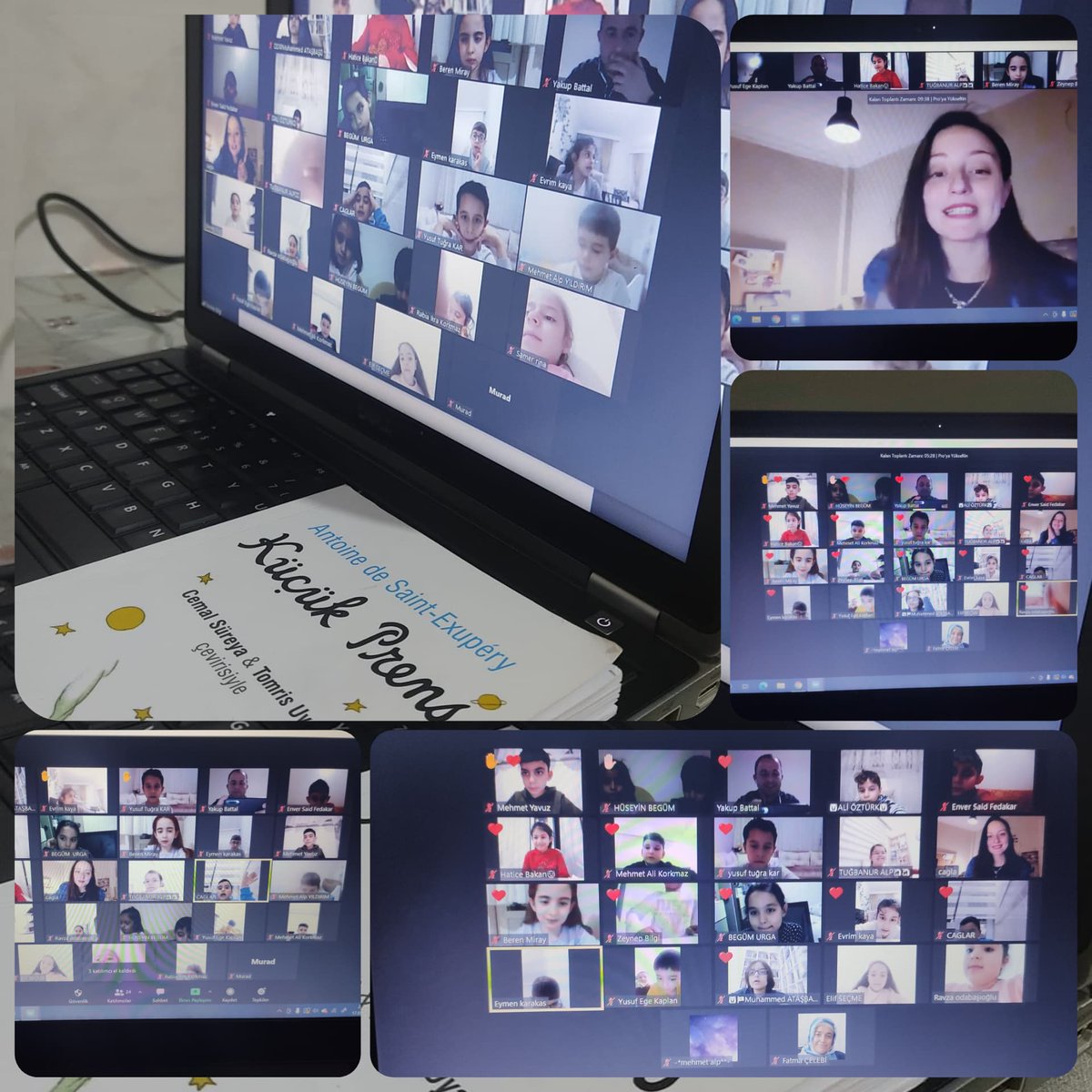 Güzel bir akşamdan kalan anılar... Çağla Gülses hocamla Küçük Prens kitabını öğrencilerimle "Felsefe Atölyesi" kapsamında inceledik. Hocama ve öğrencilerime gönülden teşekkür ederim.